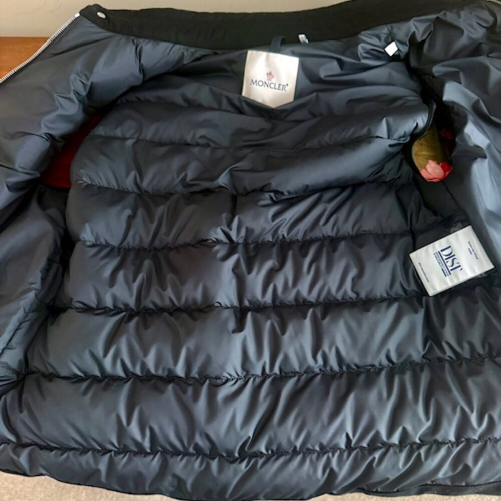 MONCLER Gallienne Gilet Cashmere Blend DownVest, Black, SZ M,IT3, LK NEW,1795$RT - Picture 5 of 15